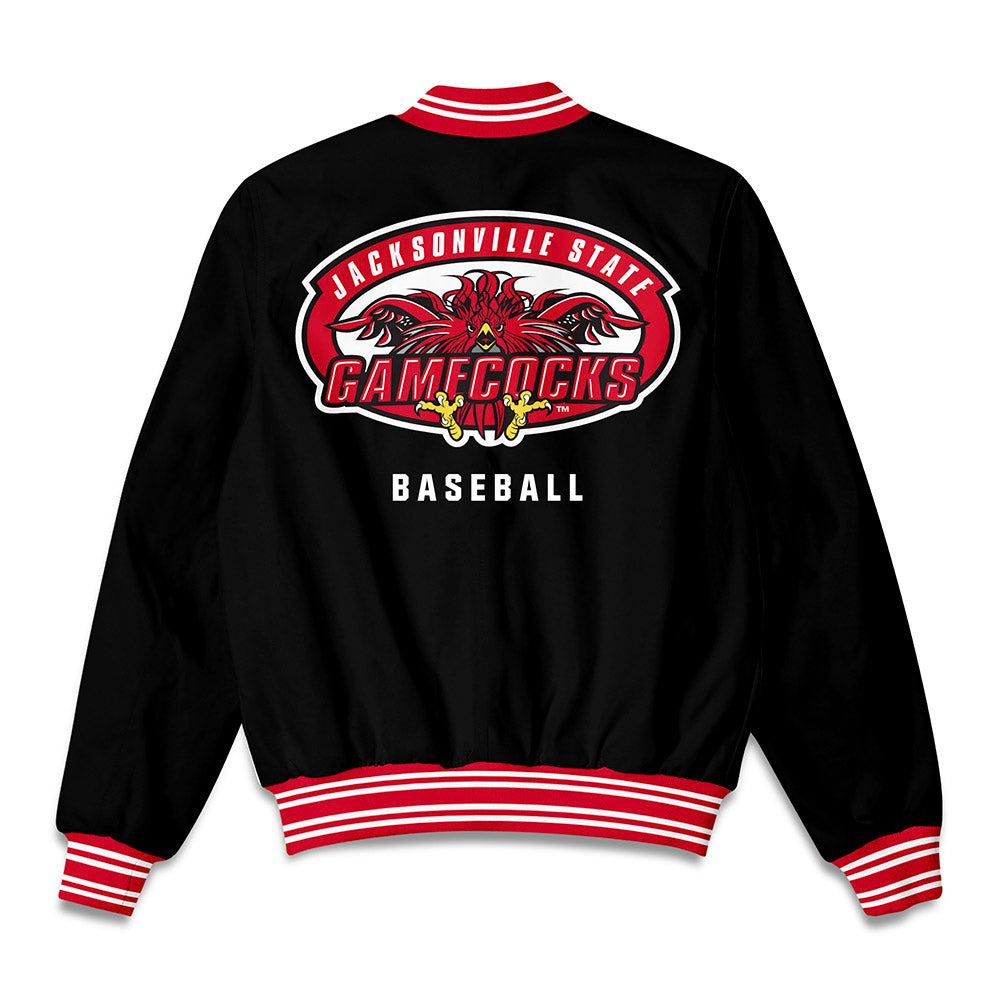 Jax State - NCAA Baseball : Jackson Evers - Bomber Jacket-1