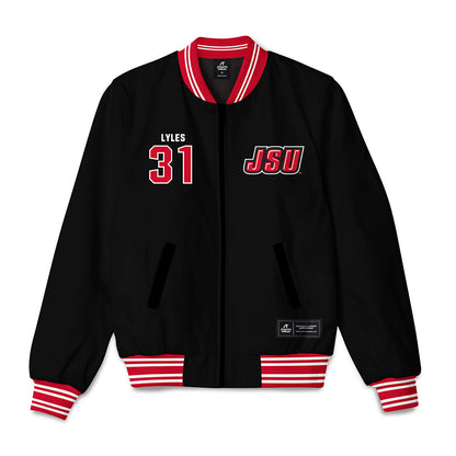 Jax State - NCAA Football : Tristan Lyles - Bomber Jacket-0