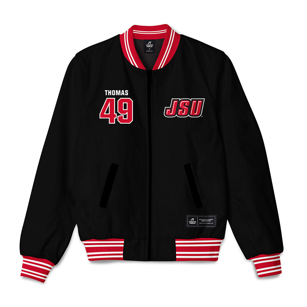 Jax State - NCAA Football : Nate Thomas - Bomber Jacket-0