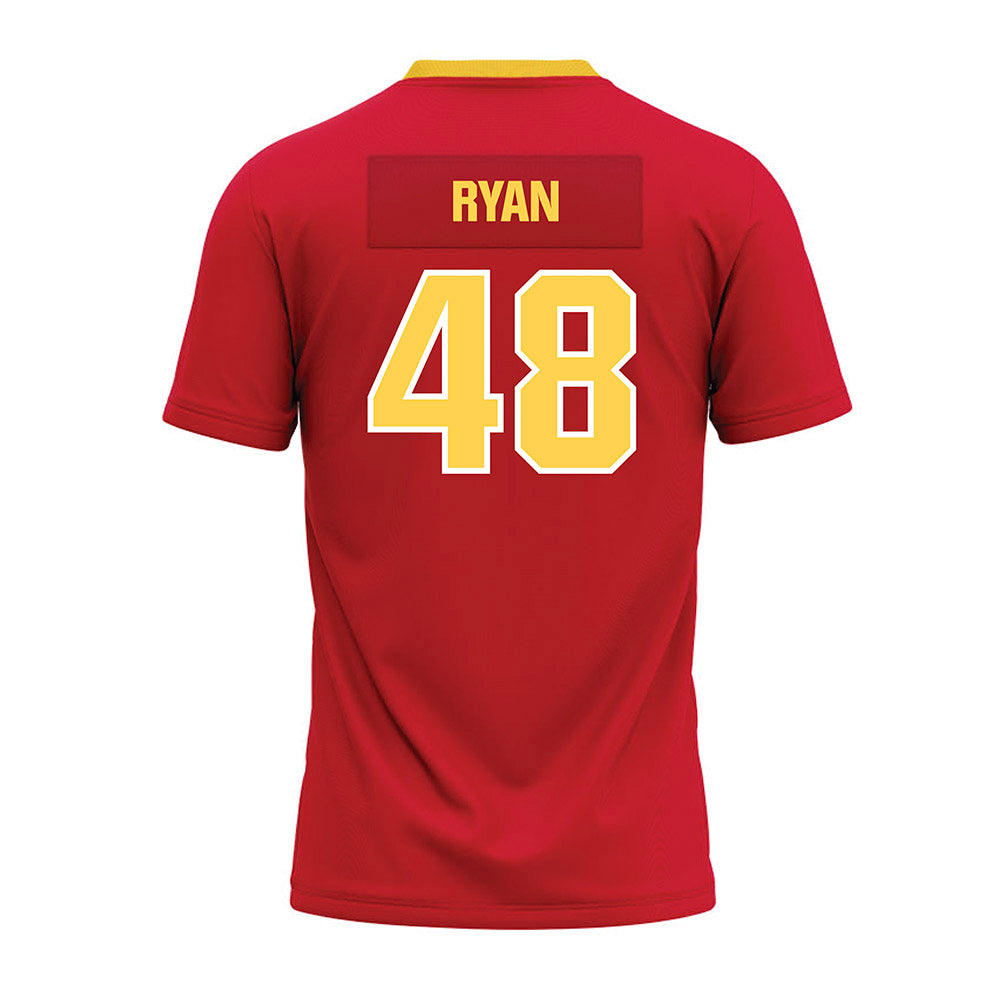 Jax State - NCAA Football : Wes Ryan - Red Premium Football Jersey-1