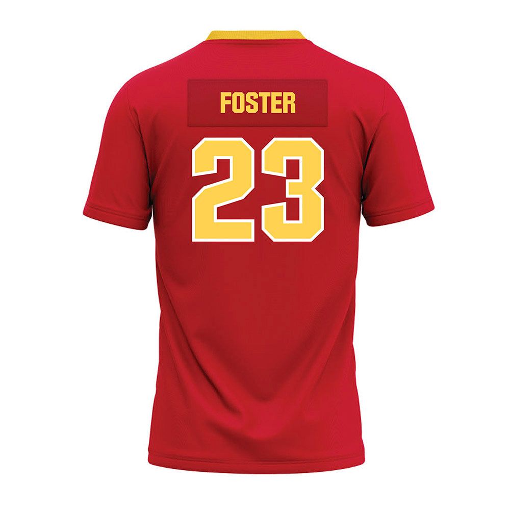 Jax State - NCAA Football : Temarion Foster - Red Premium Football Jersey-1