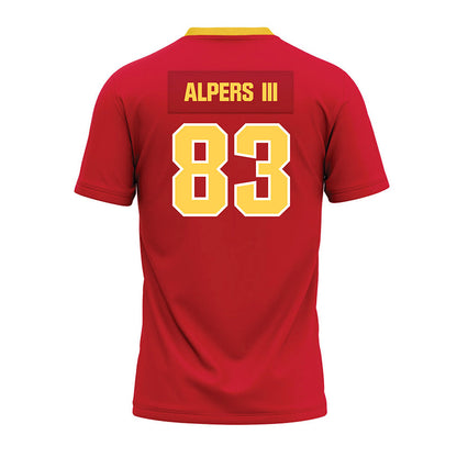 Jax State - NCAA Football : David Alpers III - Red Premium Football Jersey-1