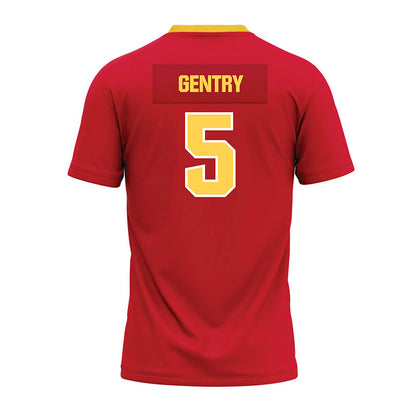 Jax State - NCAA Football : Dylan Gentry - Red Premium Football Jersey-1