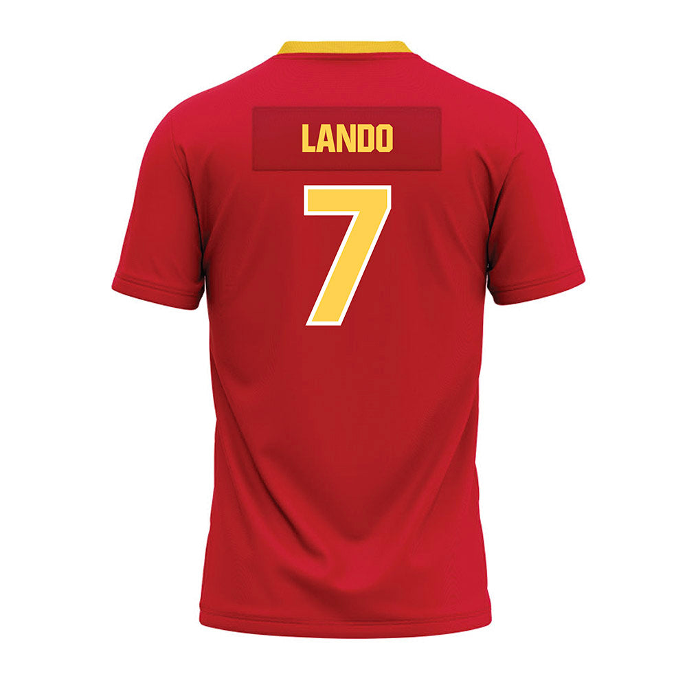 Jax State - NCAA Football : Khristian Lando - Red Premium Football Jersey-1