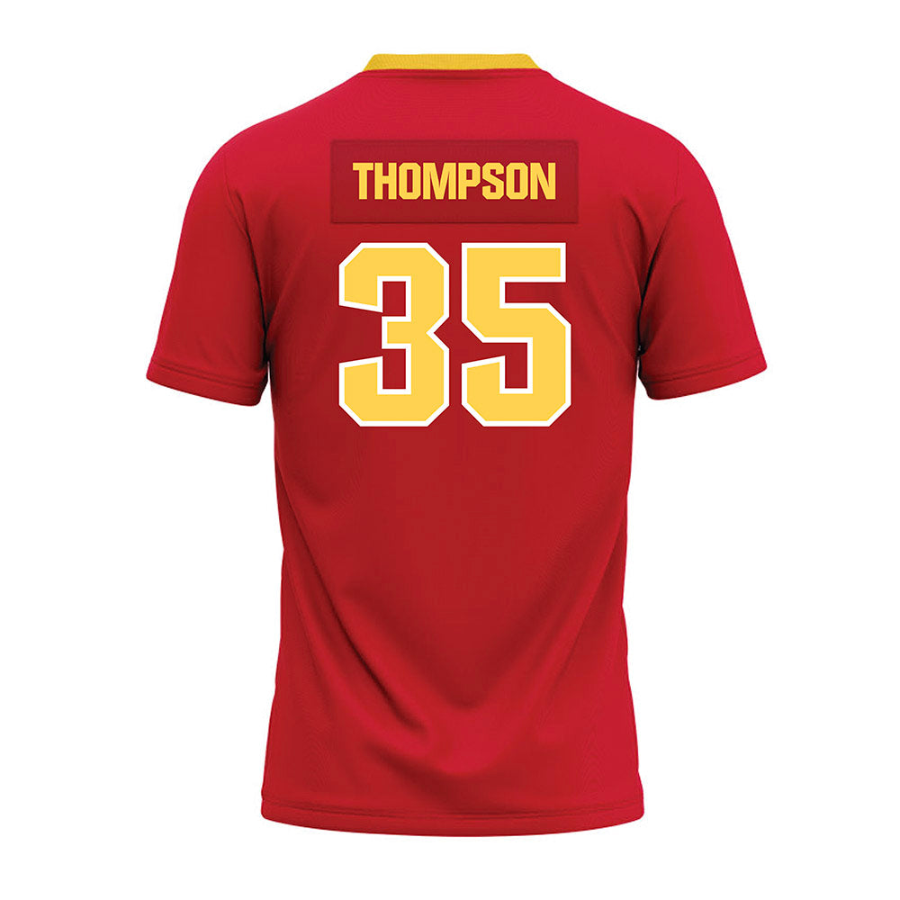 Jax State - NCAA Football : Aidan Thompson - Red Premium Football Jersey-1