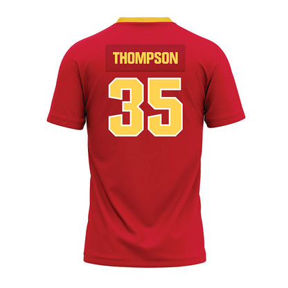 Jax State - NCAA Football : Aidan Thompson - Red Premium Football Jersey-1