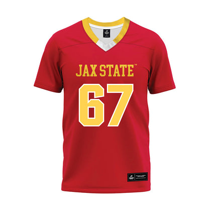 Jax State - NCAA Football : Shaun Martin - Red Premium Football Jersey-0