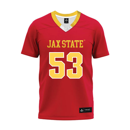 Jax State - NCAA Football : Max Shiver - Red Premium Football Jersey-0