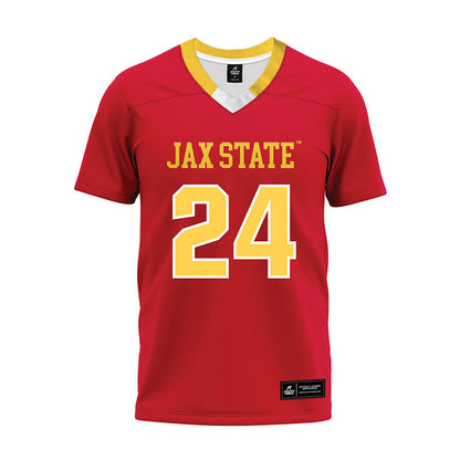 Jax State - NCAA Football : Ty Sims - Red Premium Football Jersey-0