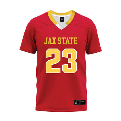 Jax State - NCAA Football : Temarion Foster - Red Premium Football Jersey-0