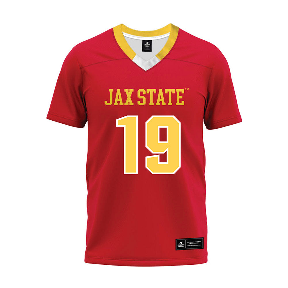 Jax State - NCAA Football : Jack Moran - Red Premium Football Jersey-0