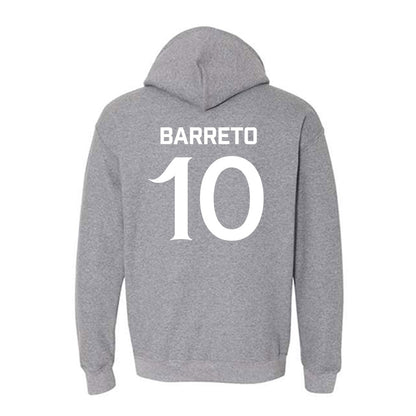  Queens - NCAA Women's Basketball : Ana Barreto - Classic Shersey Hooded Sweatshirt-1