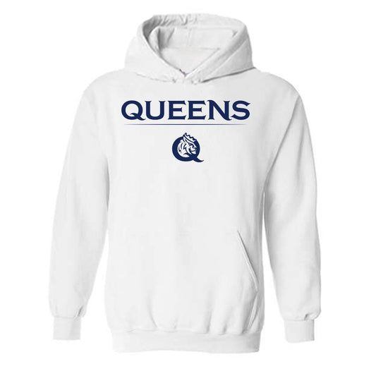 Queens - NCAA Men's Volleyball : Adamah Jackson - Classic Shersey Hooded Sweatshirt-0