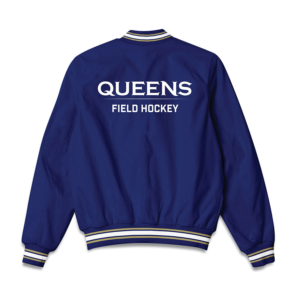 Queens - NCAA Women's Field Hockey : Sarah Hondru - Bomber Jacket-1
