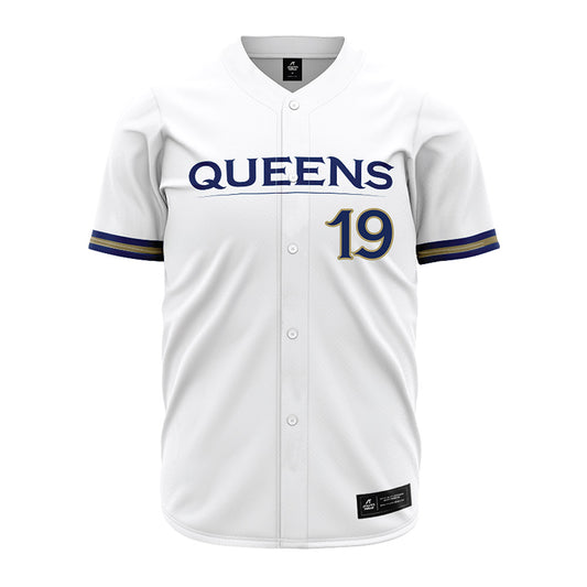 Queens - NCAA Softball : Lindsay Henson - White Jersey-0