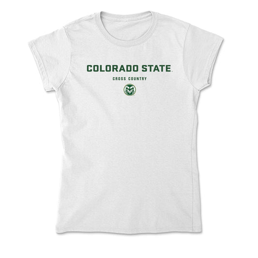 Colorado State - NCAA Men's Cross Country : Parker Westermann - Soft Style Women’s T-Shirt-0