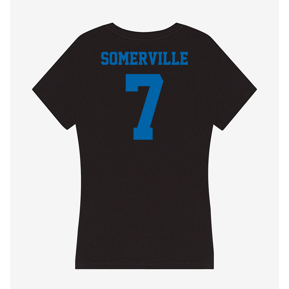 MTSU - NCAA Women's Soccer : Gracie Somerville - Women's V-Neck T-Shirt-1