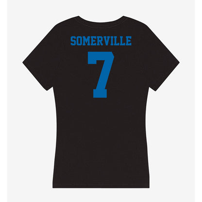 MTSU - NCAA Women's Soccer : Gracie Somerville - Women's V-Neck T-Shirt-1