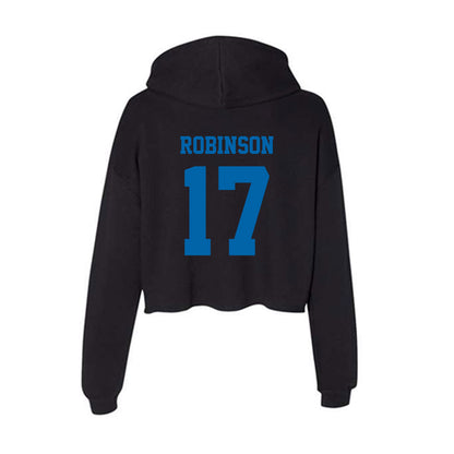 MTSU - NCAA Baseball : Ethan Robinson - Women's Crop Fleece Hoodie-1