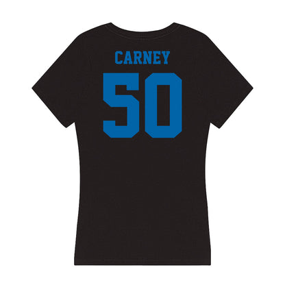 MTSU - NCAA Football : Elijah Carney - Women's V-Neck T-Shirt-1