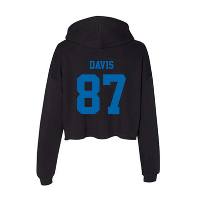 MTSU - NCAA Football : Chase Davis - Women's Crop Fleece Hoodie-1