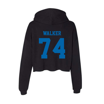 MTSU - NCAA Football : Ashley Walker - Women's Crop Fleece Hoodie-1
