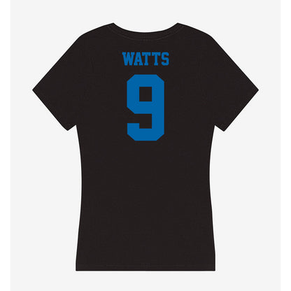 MTSU - NCAA Women's Volleyball : Ellie Watts - Women's V-Neck T-Shirt-1