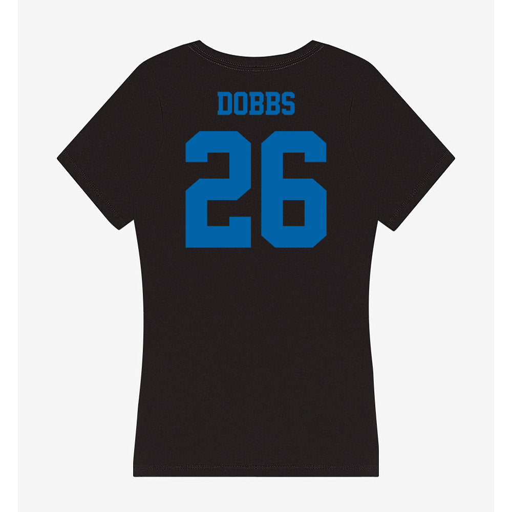 MTSU - NCAA Baseball : Mason Dobbs - Women's V-Neck T-Shirt-1
