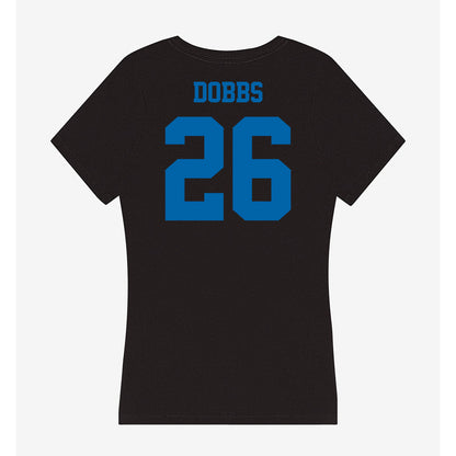 MTSU - NCAA Baseball : Mason Dobbs - Women's V-Neck T-Shirt-1