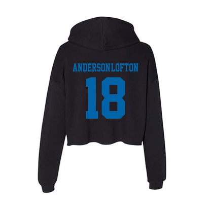 MTSU - NCAA Football : Stanley Anderson-Lofton - Women's Crop Fleece Hooded Sweatshirt-1