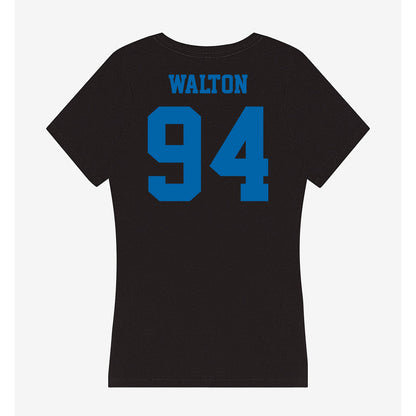 MTSU - NCAA Football : Jack Walton - Women's V-Neck T-Shirt-1