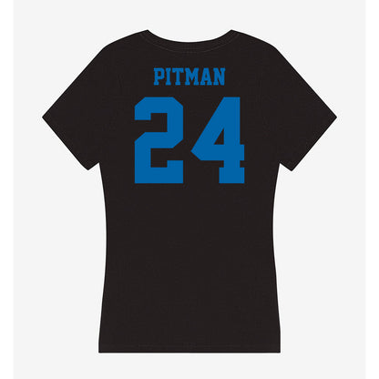 MTSU - NCAA Women's Soccer : Payton Pitman - Women's V-Neck T-Shirt-1