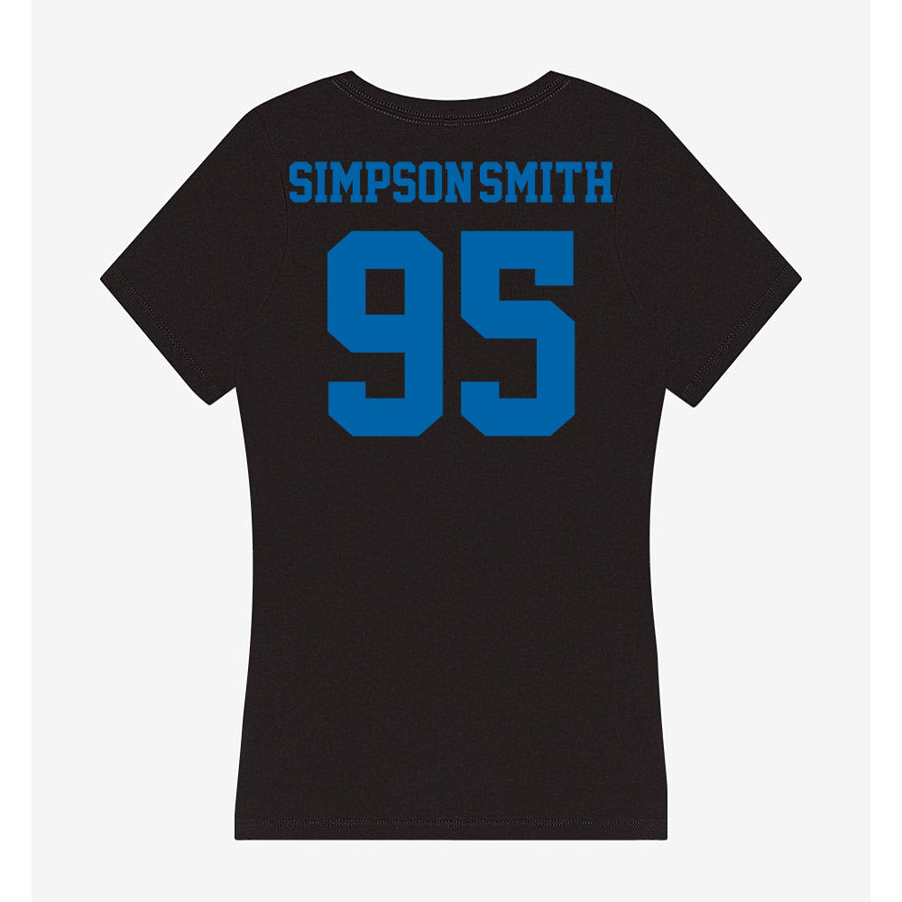 MTSU - NCAA Football : Zeion Simpson-smith - Women's V-Neck T-Shirt-1