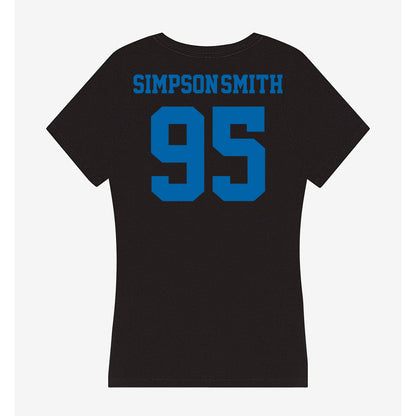 MTSU - NCAA Football : Zeion Simpson-smith - Women's V-Neck T-Shirt-1