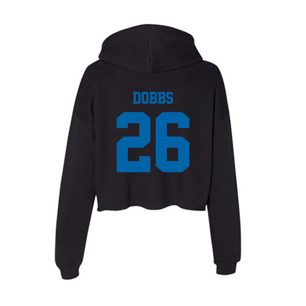 MTSU - NCAA Baseball : Mason Dobbs - Women's Crop Fleece Hoodie-1