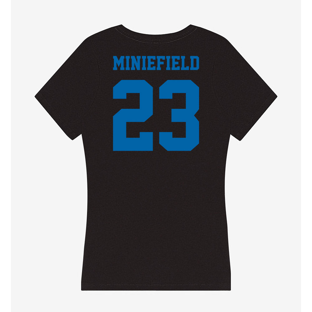 MTSU - NCAA Football : KJ Miniefield - Women's V-Neck T-Shirt-1