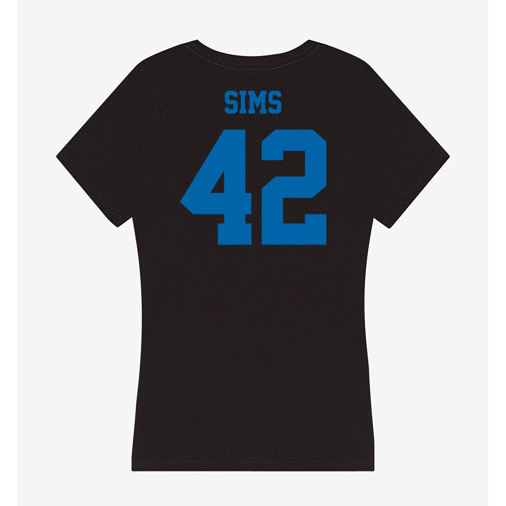MTSU - NCAA Football : Lagarrius Sims - Women's V-Neck T-Shirt-1