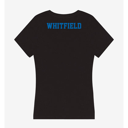 MTSU - NCAA Women's Basketball : Xaionna Whitfield - Women's V-Neck T-Shirt-1