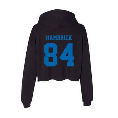 MTSU - NCAA Football : Jadin Hambrick - Women's Crop Fleece Hoodie-1