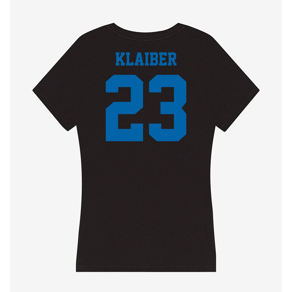 MTSU - NCAA Softball : Halle Klaiber - Women's V-Neck T-Shirt-1