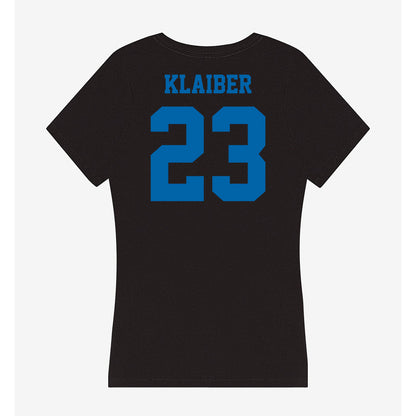 MTSU - NCAA Softball : Halle Klaiber - Women's V-Neck T-Shirt-1