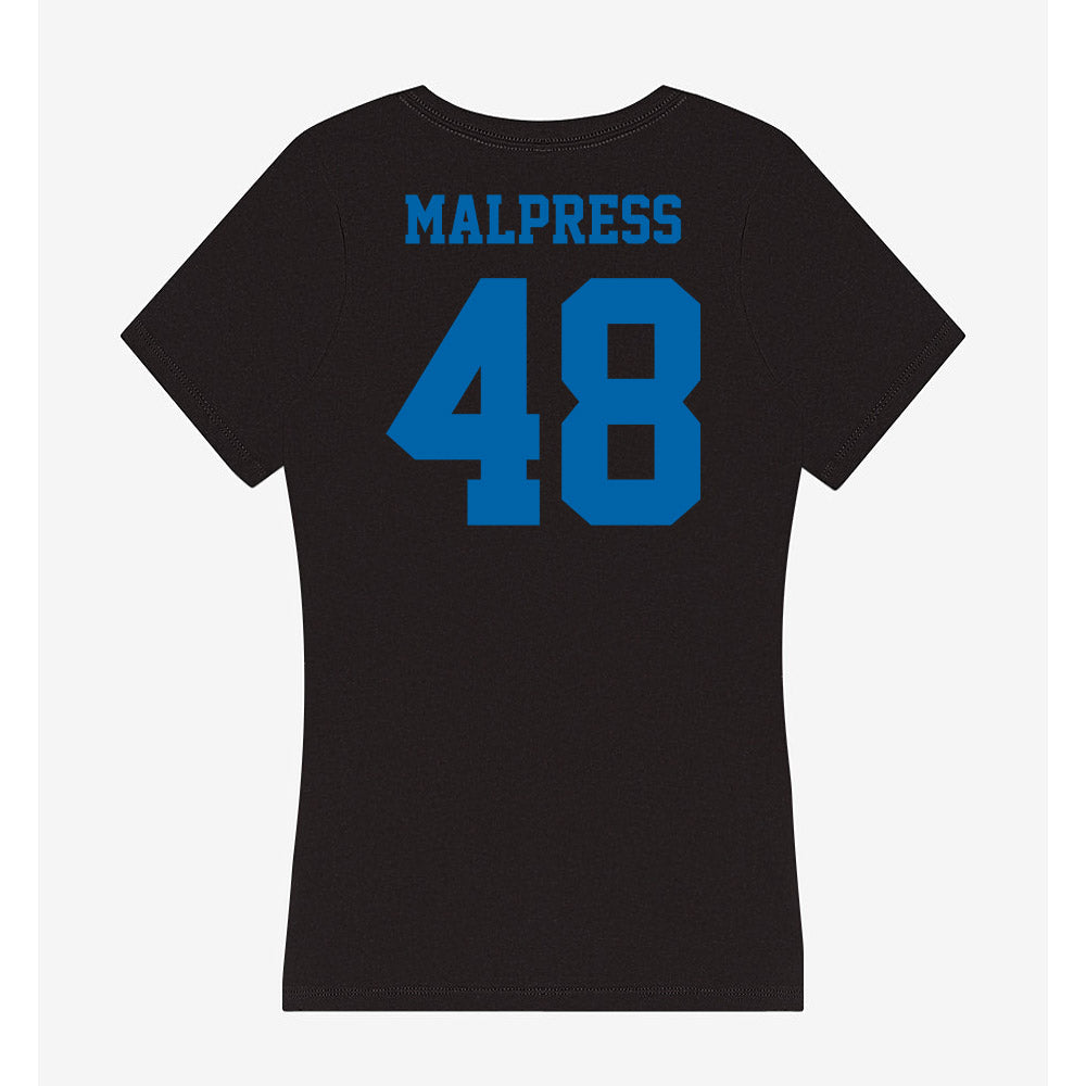 MTSU - NCAA Football : Darnell Malpress - Women's V-Neck T-Shirt-1