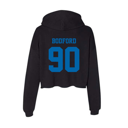 MTSU - NCAA Football : Justin Bodford - Women's Crop Fleece Hoodie-1