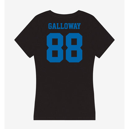 MTSU - NCAA Football : Tayvion Galloway - Women's V-Neck T-Shirt-1