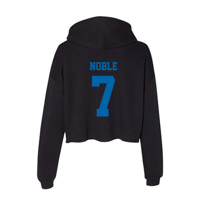 MTSU - NCAA Football : Christofer Noble - Women's Crop Fleece Hoodie-1