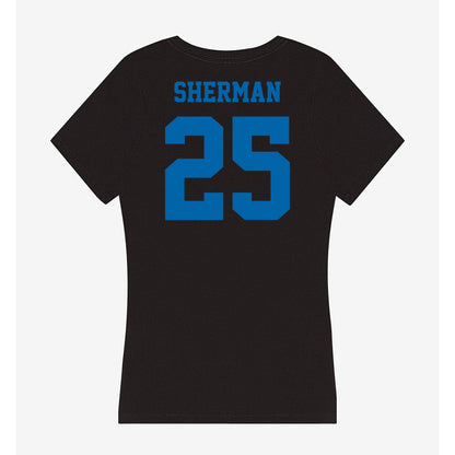 MTSU - NCAA Football : Ethan Sherman - Women's V-Neck T-Shirt-1
