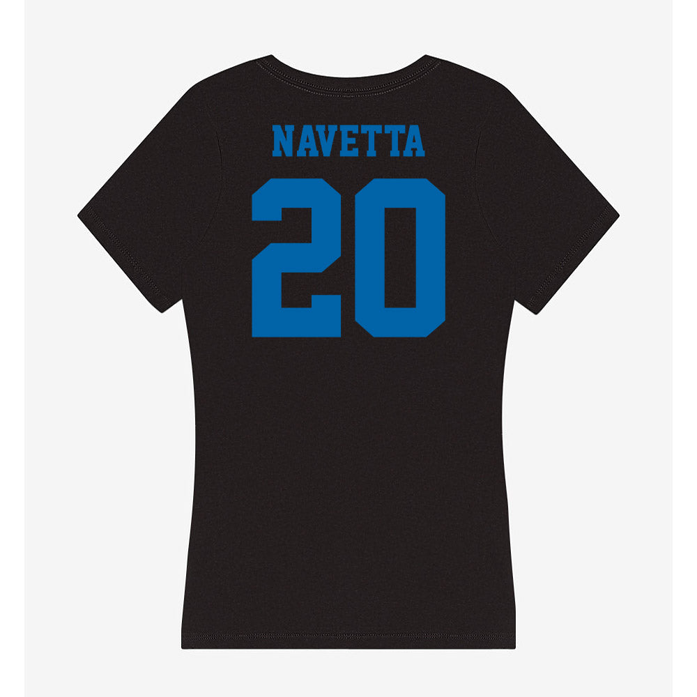 MTSU - NCAA Women's Soccer : Valentina Navetta - Women's V-Neck T-Shirt-1