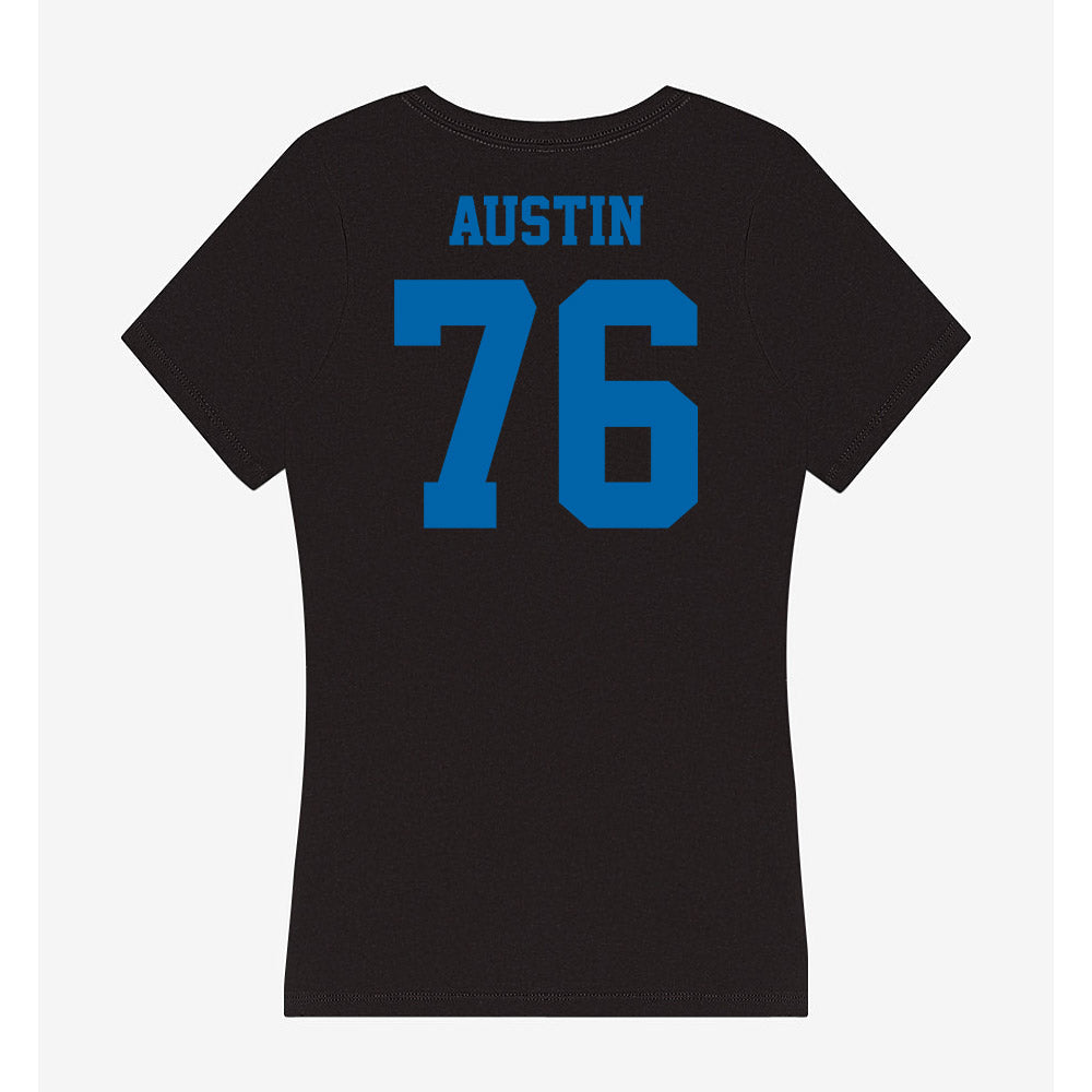 MTSU - NCAA Football : Garrett Austin - Women's V-Neck T-Shirt-1