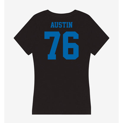 MTSU - NCAA Football : Garrett Austin - Women's V-Neck T-Shirt-1