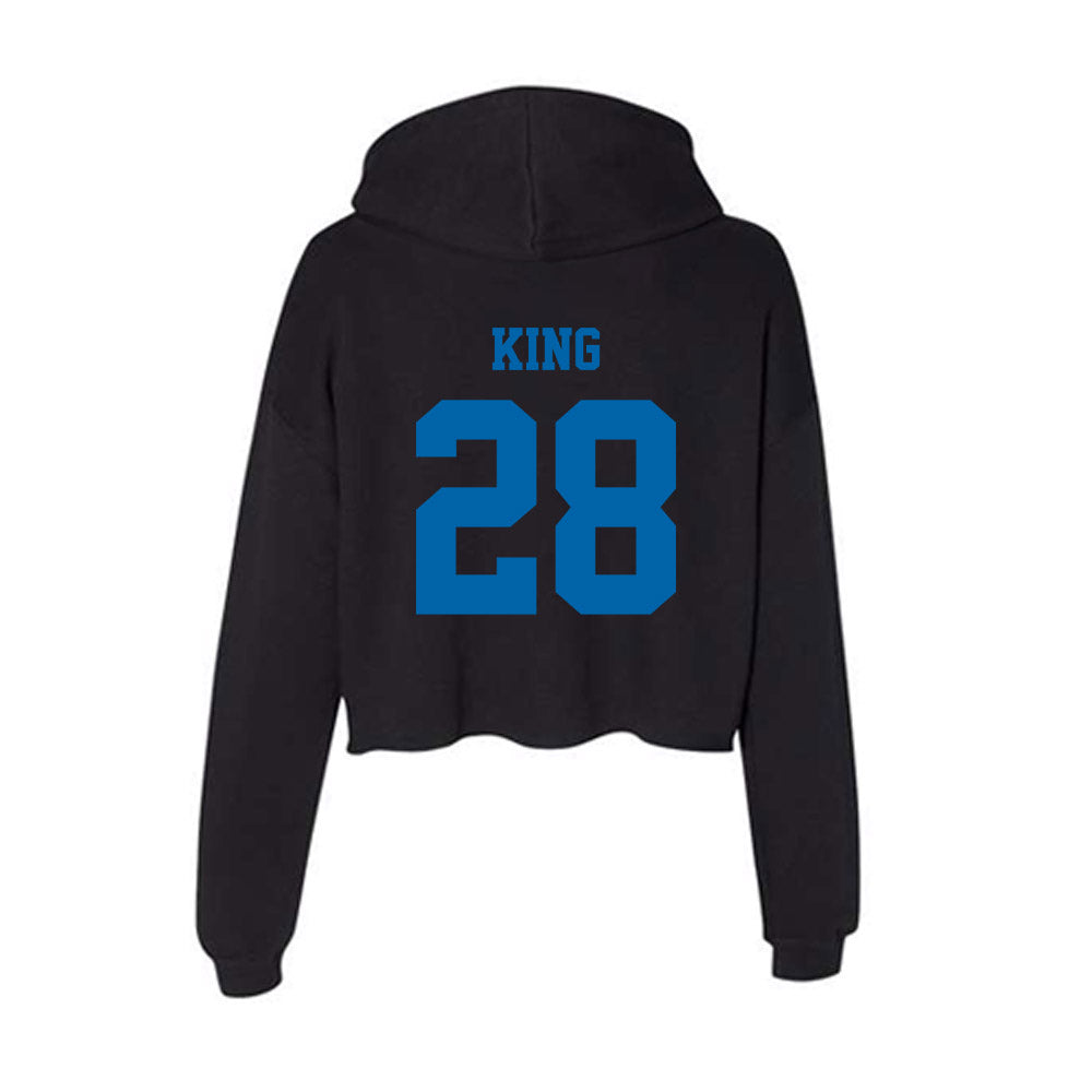 MTSU - NCAA Baseball : Gavin King - Women's Crop Fleece Hoodie-1